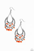 Cargar imagen en el visor de la galería, Paparazzi 💜 &quot;Free-Spirited Spirit&quot; -- Orange Earrings
