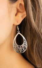 Load image into Gallery viewer, Paparazzi 💜 &quot;Stylish Serpentine&quot; -- Silver Earrings
