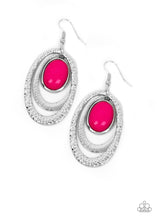 Load image into Gallery viewer, Paparazzi 💜 &quot;Seaside Spinster&quot; -- Pink Earrings
