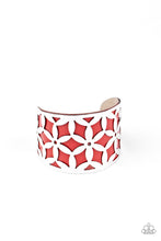 Load image into Gallery viewer, Paparazzi 💜 &quot;Garden Fiesta&quot;  -- Red Cuff Bracelet
