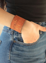 Cargar imagen en el visor de la galería, Paparazzi 💜 &quot;Up to Scratch&quot; -- Orange Cuff Bracelet
