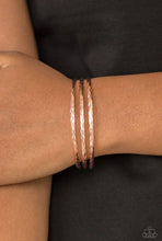 Cargar imagen en el visor de la galería, Paparazzi 💜 &quot;Eastern Empire&quot; -- Copper Cuff Bracelet
