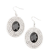 Load image into Gallery viewer, Paparazzi 💜 FIERCE Field - Black Earrings
