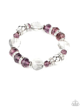 Load image into Gallery viewer, Paparazzi 💜 &quot;Treat Yourself&quot; -- Purple/Silver Bracelet
