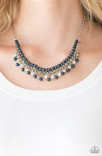 Lade das Bild in den Galerie-Viewer, Paparazzi 💜 &quot;A Touch of Classy&quot; -- Blue Necklace
