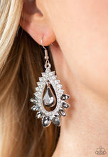 Charger l&#39;image dans la galerie, Paparazzi 💜 &quot;Boss Brilliance -- Silver/Hematite Earrings

