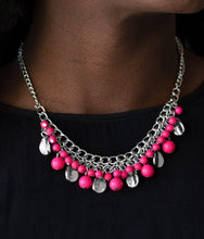 Cargar imagen en el visor de la galería, Paparazzi 💜 Summer Showdown - Pink  Necklace
