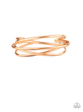 Load image into Gallery viewer, Paparazzi 💜 &quot;Modest Goddess&quot; -- Rose Gold Cuff Bracelet
