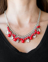 Load image into Gallery viewer, Paparazzi 💜 Summer Showdown - Red  Necklace
