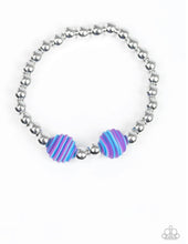 Cargar imagen en el visor de la galería, Paparazzi 💜 STARLET SHIMMER 💜 Striped Bead Bracelets -- 5 Pack
