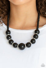 Load image into Gallery viewer, Paparazzi 💜”SoHo Socialite” -- Black Necklace
