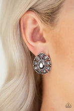 Load image into Gallery viewer, Paparazzi 💜 &quot;Treasure Retreat&quot; -- Silver/Hematite  Earrings
