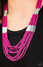 Cargar imagen en el visor de la galería, Paparazzi 💜 &quot;Let It BEAD&quot; -- Pink Necklace
