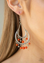 Cargar imagen en el visor de la galería, Paparazzi 💜 &quot;Free-Spirited Spirit&quot; -- Orange Earrings
