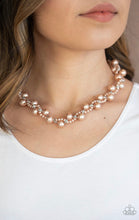 Cargar imagen en el visor de la galería, Paparazzi 💜 &quot;Uptown Opulence&quot; -- Brown Pearl Necklace
