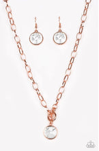 Load image into Gallery viewer, Paparazzi 💜 &quot;She Sparkles On&quot; -- Copper Necklace
