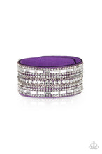 Charger l&#39;image dans la galerie, Paparazzi 💜 &quot;Rebel Radiance&quot; -- Purple Wrap Bracelet
