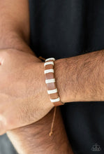 Cargar imagen en el visor de la galería, Paparazzi 💜 “Put Up A Brave Frontier” — Brown Urban Men’s\Unisex Bracelet
