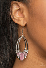 Load image into Gallery viewer, Paparazzi 💜 &quot;Look Into My Crystal Ball&quot; -- Pink Earrings
