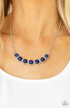 Lade das Bild in den Galerie-Viewer, Paparazzi 💜 &quot;Serenely Scalloped&quot; -- Blue Necklace
