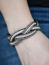 Load image into Gallery viewer, Paparazzi 💜 Girls Do It Better - Silver wrap Urban  Bracelet
