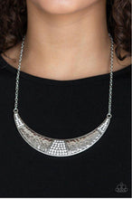 Load image into Gallery viewer, Paparazzi 💜 &quot;Stardust&quot; -- Silver/White Necklace
