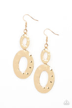 Load image into Gallery viewer, Paparazzi 💜 &quot;Bring On The Basics&quot; -- Gold Earrings
