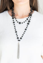 Load image into Gallery viewer, Paparazzi 💜 Social Hour - Black  Necklace
