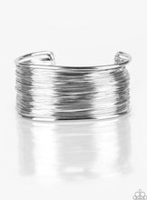 Charger l&#39;image dans la galerie, Paparazzi 💜 &quot;Wire Warrior&quot; -- Silver Bracelet
