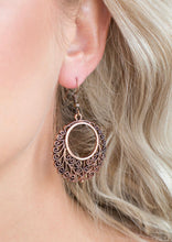 Load image into Gallery viewer, Paparazzi 💜 &quot;Grapevine Glamorous&quot; -- Copper Earrings
