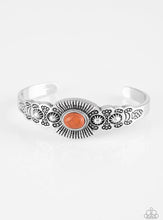 Load image into Gallery viewer, Paparazzi 💜 &quot;Open Mesas&quot; -- Orange Cuff Bracelet
