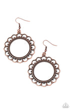 Cargar imagen en el visor de la galería, Paparazzi 💜 &quot;Sun Lounge&quot; -- Copper Earrings
