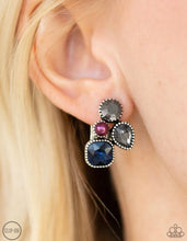 Cargar imagen en el visor de la galería, Paparazzi 💜 &quot;Super Superstar&quot; -- Multi-Color Clip-On Earrings
