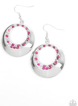 Load image into Gallery viewer, Paparazzi 💜 &quot;Ringed in Refinement&quot; -- Pink Earrings
