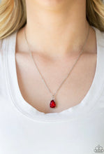 Cargar imagen en el visor de la galería, Paparazzi 💜 &quot;Classy Classist&quot; -- Red Rhinestone Necklace
