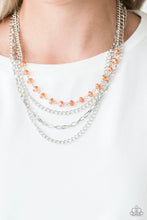 Load image into Gallery viewer, Paparazzi 💜Extravagant Elegance — Orange Necklace
