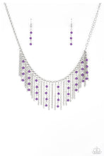 Cargar imagen en el visor de la galería, Paparazzi 💜 &quot;Harlem Hideaway&quot; -- Purple Necklace
