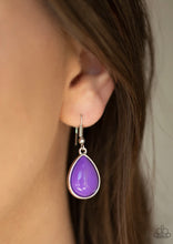 Load image into Gallery viewer, Paparazzi 💜 &quot;Drop Zone&quot; -- Purple Necklace
