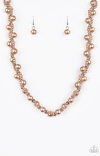 Cargar imagen en el visor de la galería, Paparazzi 💜 &quot;Uptown Opulence&quot; -- Brown Pearl Necklace
