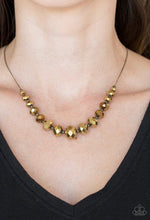 Load image into Gallery viewer, Paparazzi 💜 &quot;Crystal Carriages&quot; -- Brass Necklace
