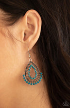 Load image into Gallery viewer, Paparazzi 💜 &quot;Castle Collection&quot; -- Blue Earrings
