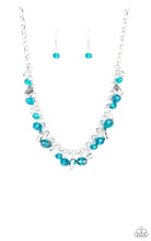 Load image into Gallery viewer, Paparazzi 💜 &quot;Downstage Dazzle&quot; -- Blue Necklace
