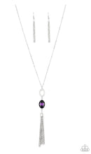 Lade das Bild in den Galerie-Viewer, Paparazzi 💜 &quot;Unstoppable Glamour&quot; -- Purple/Silver Necklace
