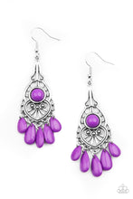 Charger l&#39;image dans la galerie, Paparazzi 💜 &quot;Fruity Tropics&quot; -- Purple Earrings
