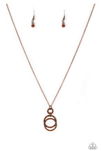 Load image into Gallery viewer, Paparazzi 💜 &quot;Timeless Trio&quot; -- Brown/Copper Necklace
