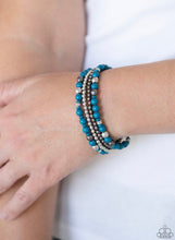 Charger l&#39;image dans la galerie, Paparazzi 💜 &quot;Stacked Style Maker&quot; -- Blue Bracelets
