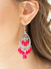 Load image into Gallery viewer, Paparazzi 💜 &quot;Gorgeously Genie&quot; -- Pink Earrings
