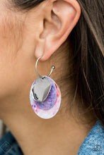 Load image into Gallery viewer, Paparazzi 💜 &quot;Ride or Tie-Dye&quot; -- Multi-Color Hoop Earrings
