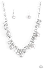 Load image into Gallery viewer, Paparazzi 💜 &quot;The Upstater&quot; -- Silver Pearl Necklace
