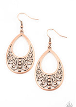 Load image into Gallery viewer, Paparazzi 💜 &quot;Stylish Serpentine&quot; -- Copper Earrings
